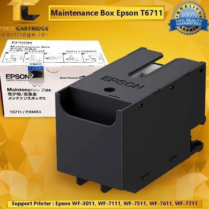 Maintenance Box Printer Epson T6711 C13T671100 PXMB3 L1455 WF7611 7611