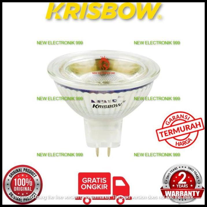 DISKON KRISBOW BOHLAM LED COB MR16 7W 600 LM 36D BULB LED MR16 COB 7W 600LM 36D