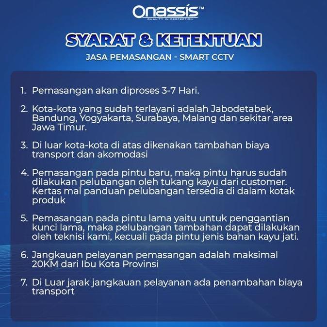 Promo Onassis Jasa Pemasangan Cctv