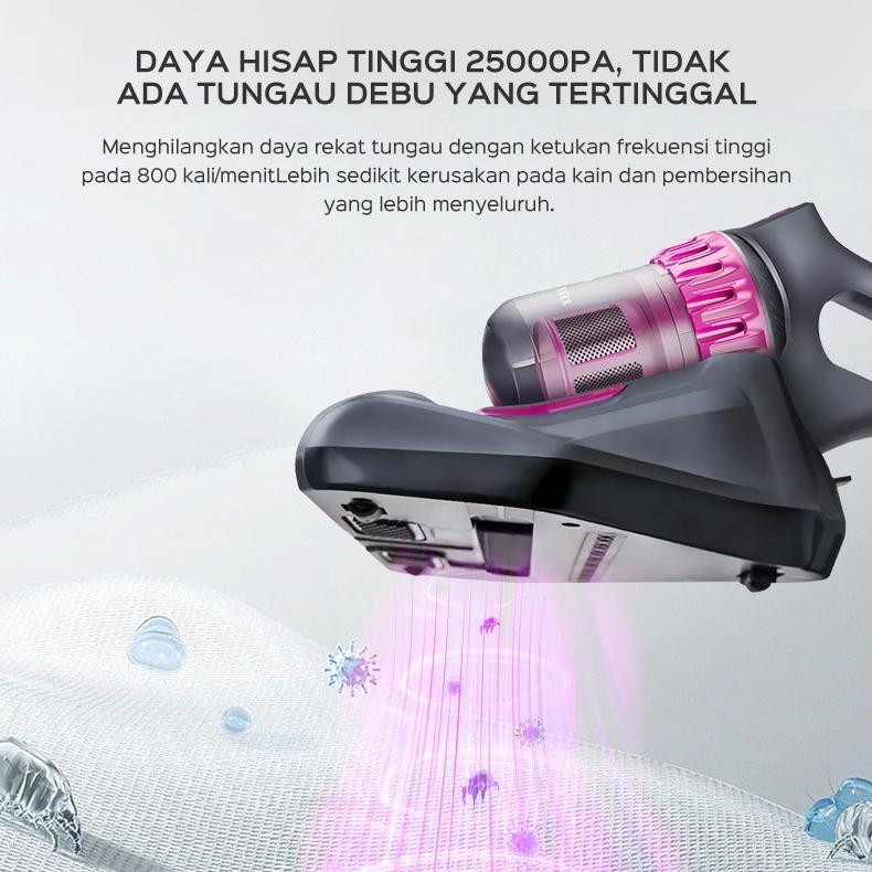 HOT DEALS HAN RIVER VACUUM CLEANER 25000PA 2 IN 1 WITH UV ANTI-MITE VACUUM CLEANER KASUR