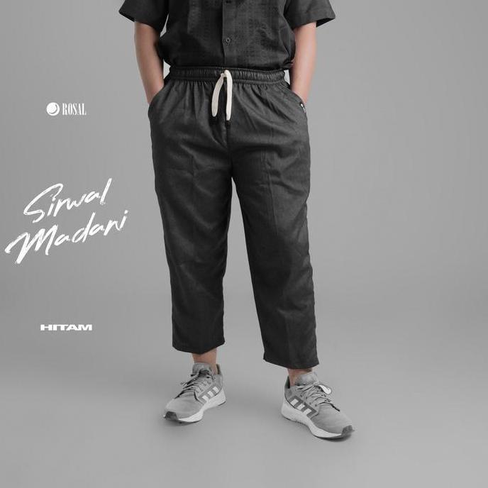 Celana Sirwal Madani Rosal Celana Panjang Pria Muslim Syari Laa Isbal