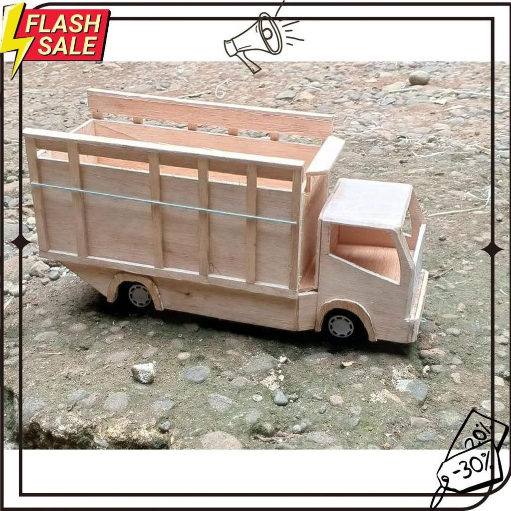 Miniatur Truk Oleng,Pintu Belakang Bisa Terbuka, Free Lampu Led Flash Sale