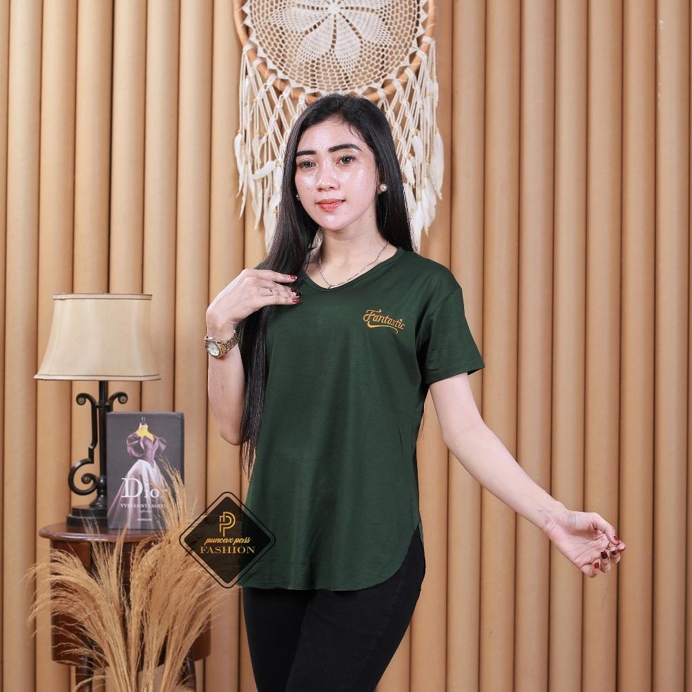 DISKON KAOS OVERSIZE SIZE XXL/KAOS WANITA LENGAN PENDEK/KAOS WANITA OVAL BELAH SAMPING/KAOS SPANDEK/