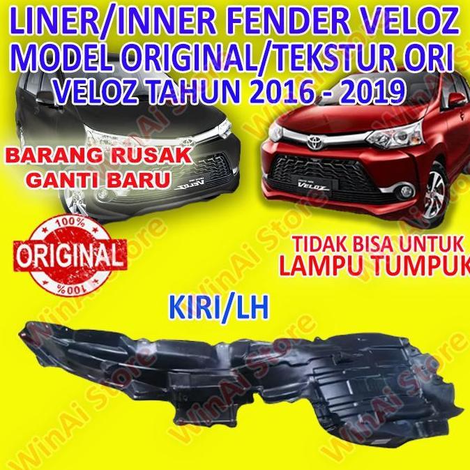 Promo Liner/Inner Fender Avanza Veloz 2016-2019 Model Ori