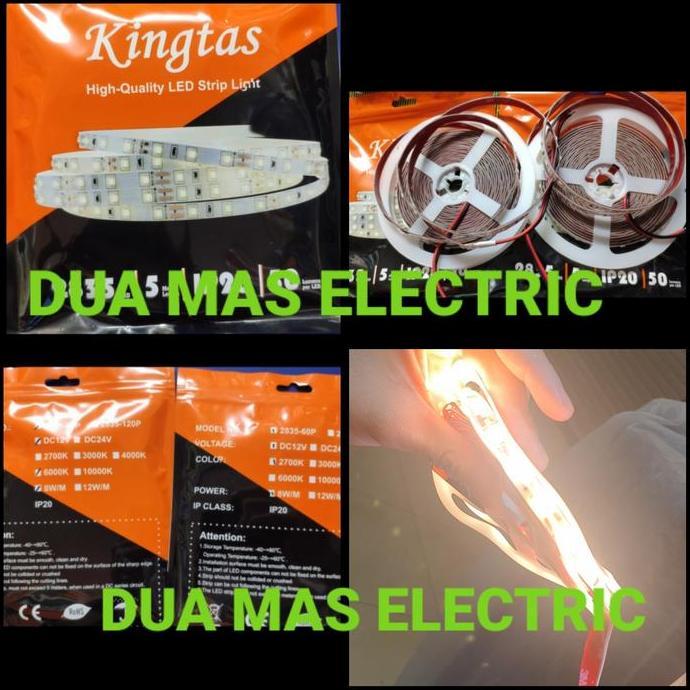 Kingtas Strip Led 2835 60Led Led strip 12v DC 2700k 3000k 4000k 6000k