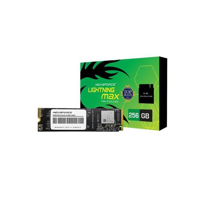 HARGA DISC - Nvme Midasforce 256gb Pcie x4 SuperLightning-M2 Nvme 256gb