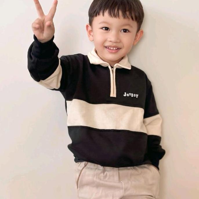 OOTD JoyBoy Sweater Rugby Anak Fashion Atasan OOTD
