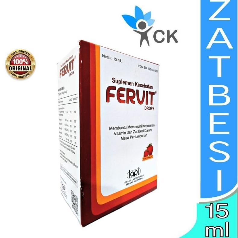 FERVIT DROP 15 ML suplemen zat besi untuk bayi