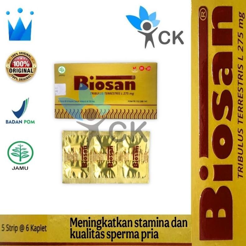BIOSAN TRIBESTAN BOX memperbaiki vitalitas dan kualitas sperma jaminan mutu