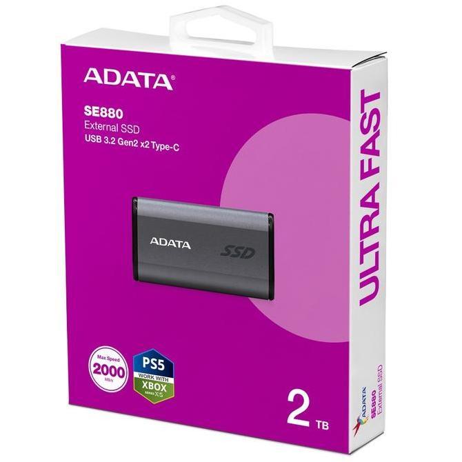 HARGA DISC - SSD EXTERNAL ADATA SE880 1TB 500GB - USB 3.2 SSD 512 1TB Adata SE880