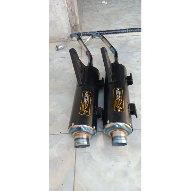 Tahan Lama Knalpot Racing Rcb Metik Fful Bazz Ala Sijhiro Termurah Mio Sporti/Mio J/Mio Soul Karbu/M