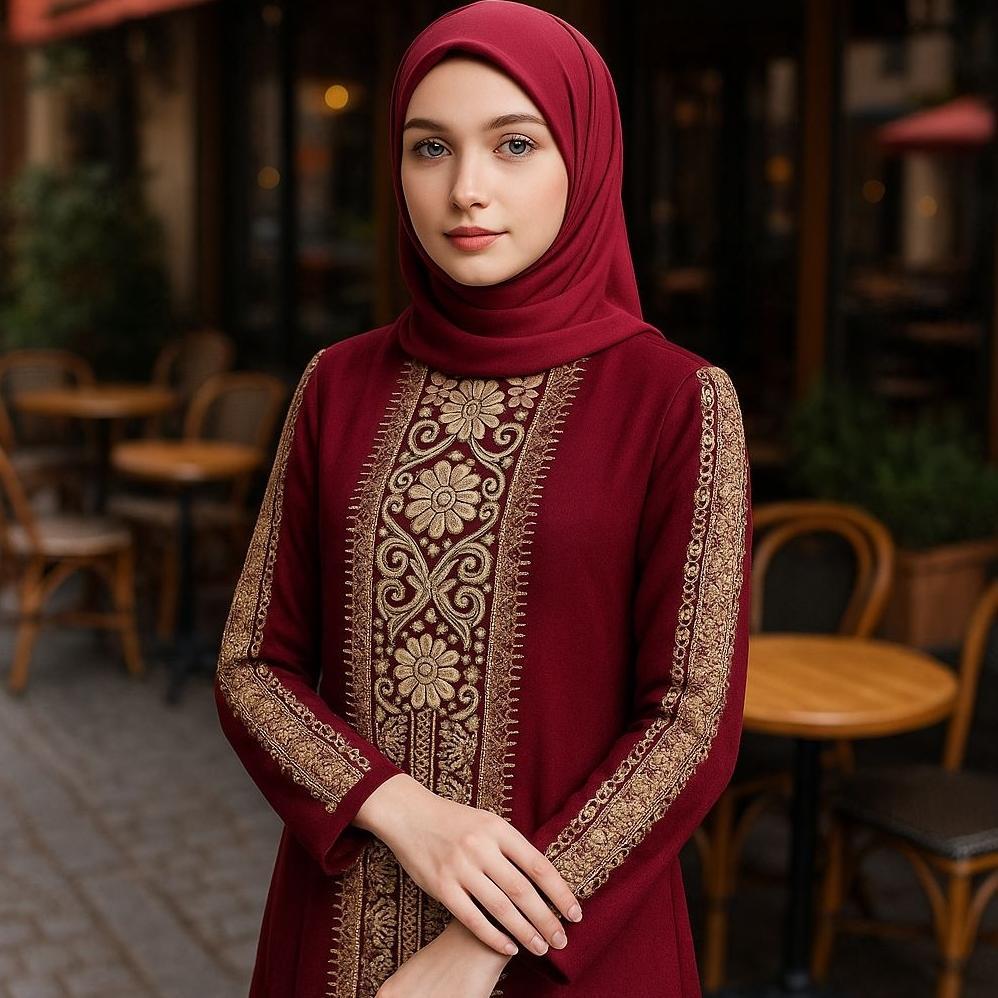 TERBARU L XL XXL / Abaya / Gamis Turkey / Abaya Turki Hitam Rosita Murah Terbaru