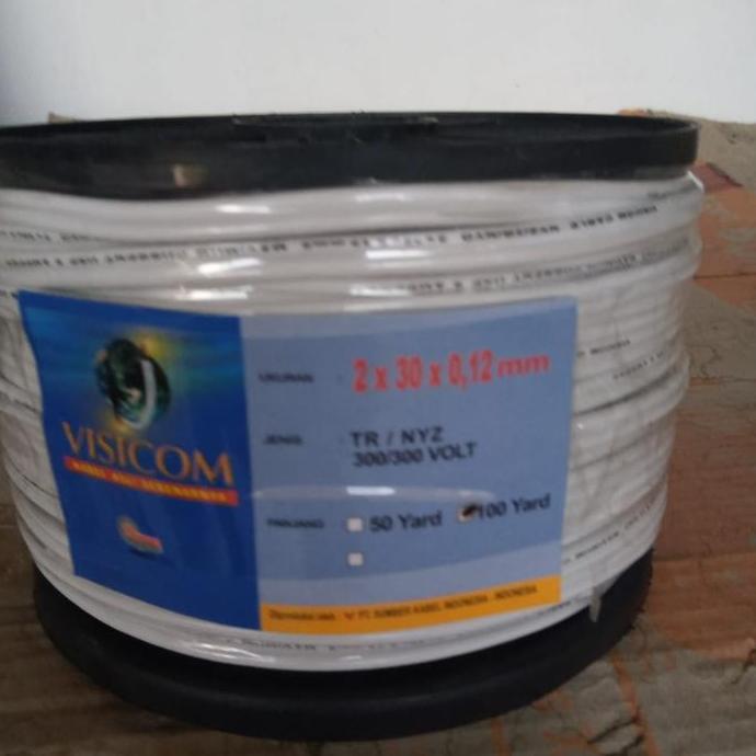 Promo Kabel tembaga TR/NYZ ukuran 2x30mm/2x23mm Serabut Merk Visicom Diskon