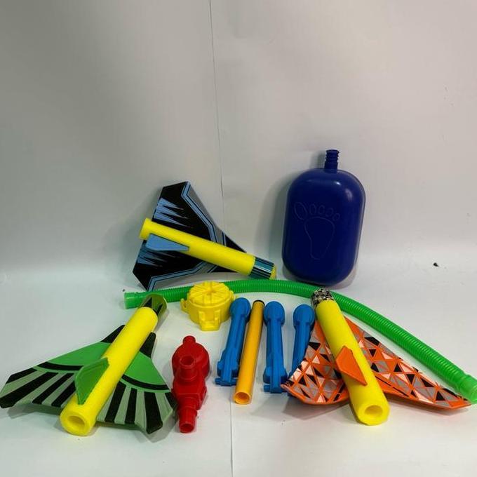 rocket launcher toys mainan injak roket terbang stomp rocket