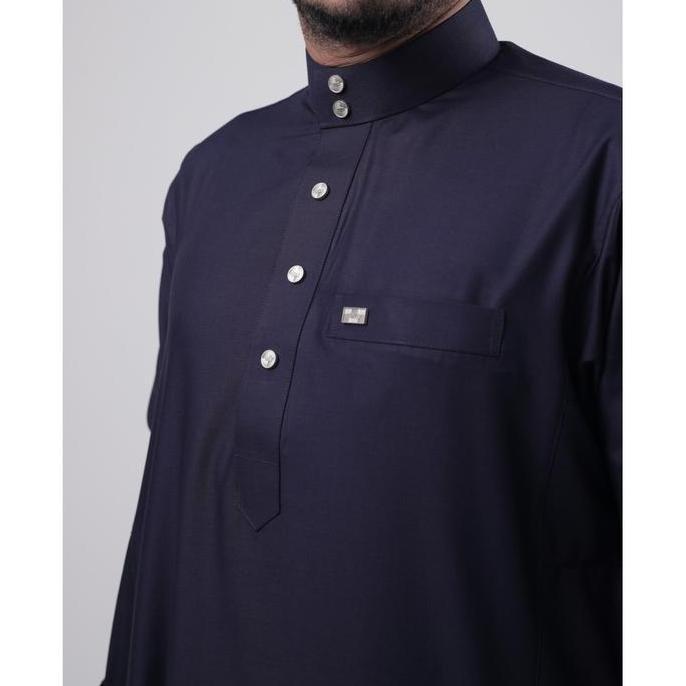 Qori Haibah Baju Koko Kerah Gamis (Lengan Manset) SH1-2