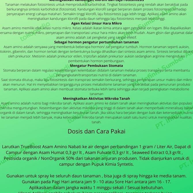 Whynottx- Asam Amino / Amino Acid ( Pupuk Nabati) 500 Gram.