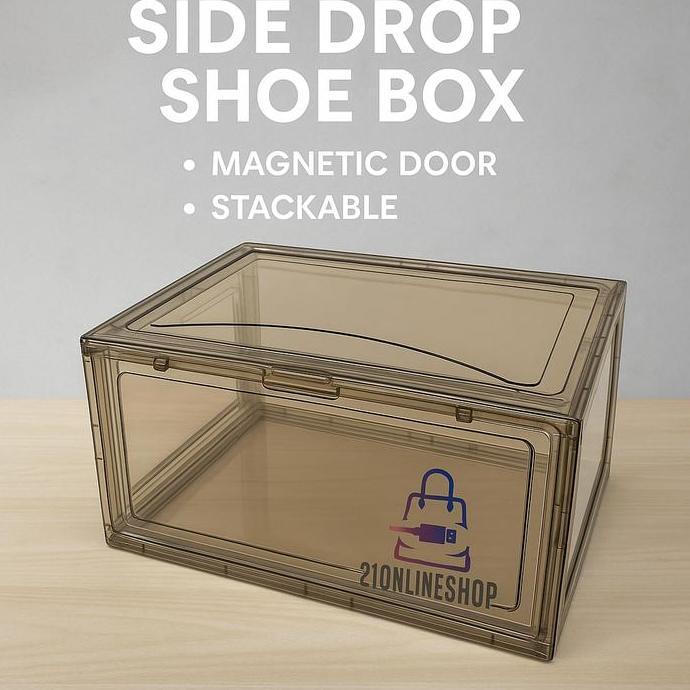Shoe Box Full Acrylic Kotak Sepatu Akrilik Box Sepatu Sneakers Box Kotak Penyimpanan Sepatu