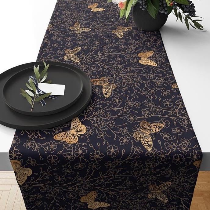 Table Runner Luxury Taplak Meja Tamu Panjang Mewah