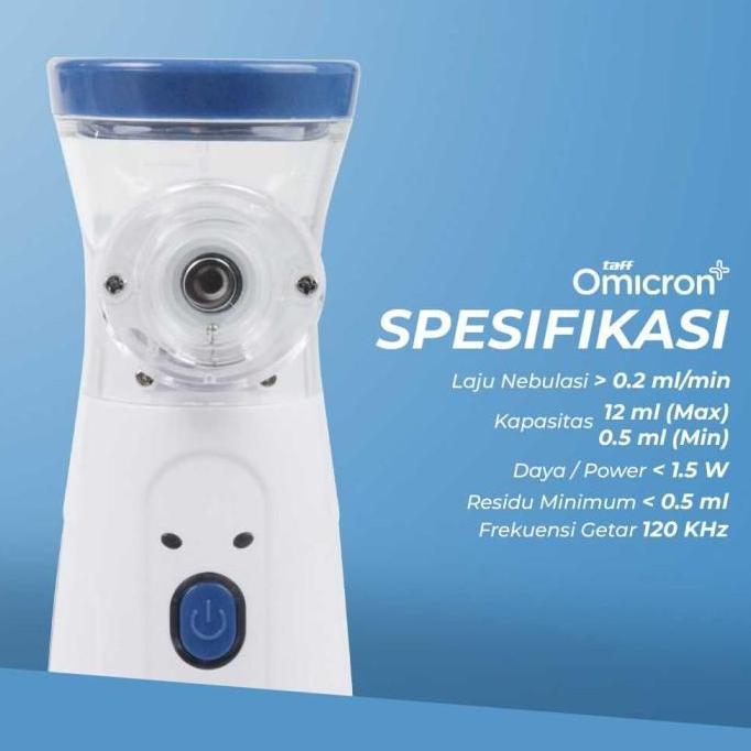 davindakar54 - taffomicron nebulizer uap alat nebu portable inhaler uap obat terapi pernapasan asma 