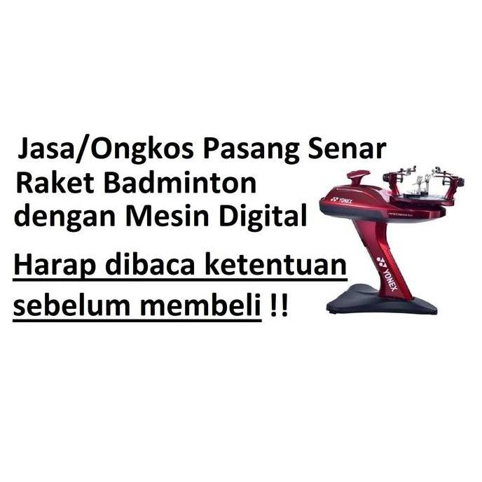 Lansungkirim- Pasang Senar Raket Badminton Mesin Digital