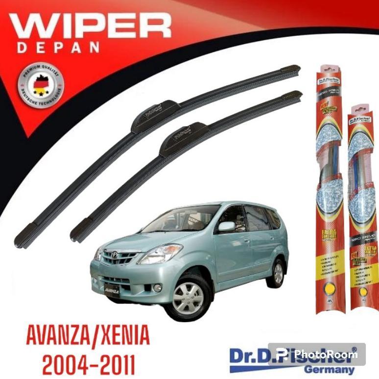 WIPER  FRAMELESS MOBIL AVANZA XENIA 2004 2005 2006 2007 2008 2009 2010 2011 Dr D Fischer 20" 16"