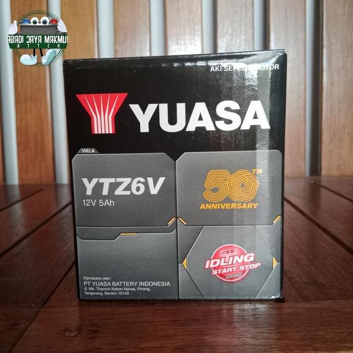 Aki Untuk Beat ISS (dan Segala Motor Matic ISS) YTZ6V Yuasa Aki Kering