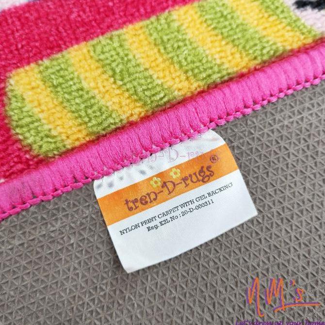 Tren-D-Rugs Karpet Puzzle Anak Karakter Bulu Anti Slip Murah Nms