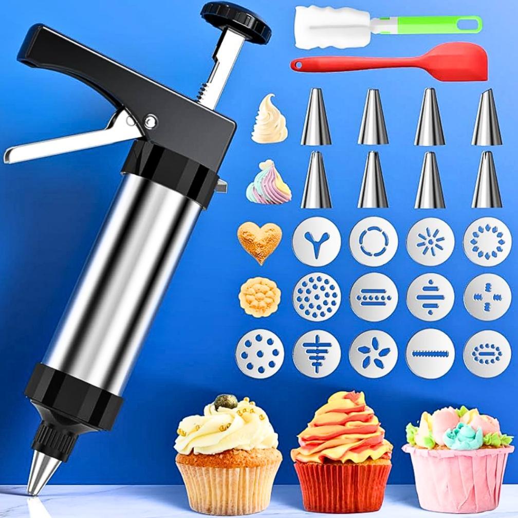 Chuerra Alat Cetakan Biskuit Kue Kering / Cetakan Kue Akar Kelapa Semprit Churros 16 PCS - CH-16