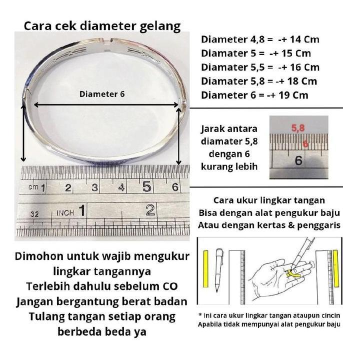Gasajasii- [Kumpulan Gelang 14 Cm/19 Cm] [Anak & Dewasa ]-[Joacc] Gelang Wanita Gelang Anak Dewasa G