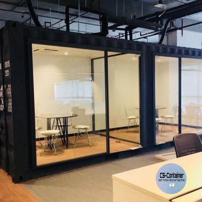 Terlaris Booth Kontainer Kantor, Booth Cafe Custom Design #229