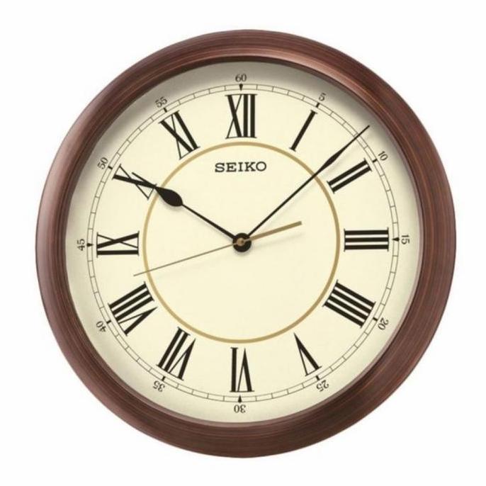 // JAM DINDING SEIKO QX598A ORIGINAL SWEEP ROMAWI DIAMETER 41CM QXA598 *