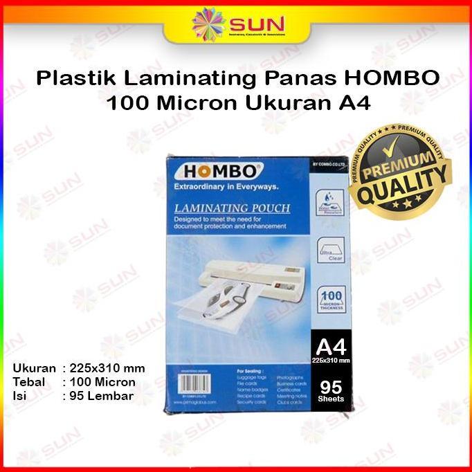 Lansungkirim- Plastik Laminating Laminasi Panas Gk-Tech / Hombo / F4 / A4 / A3