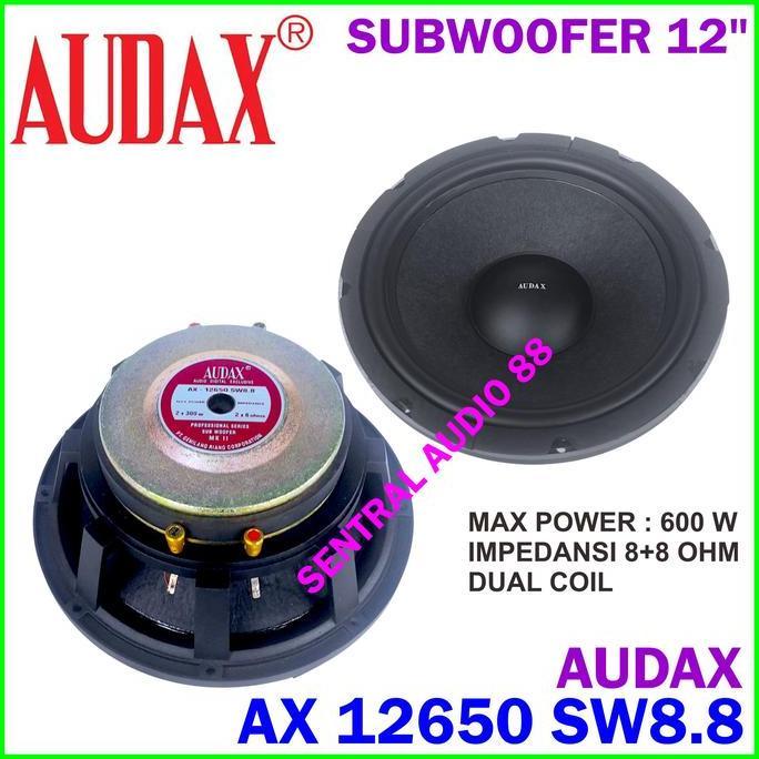 Subwoofer Audax AX 12650 SW4.4 / SW8.8 Speaker 12 inch Sub Woofer 12" 12 in AX12650 SW 4.4 / 8.8 Ori