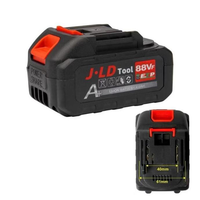 Powerx- Baterai Batre Battery 18V 20V 21V 24V 36V 48V 48S 88V 88Vf 128Vf 4 Ah 4.0 Ah Untuk Mesin Bor