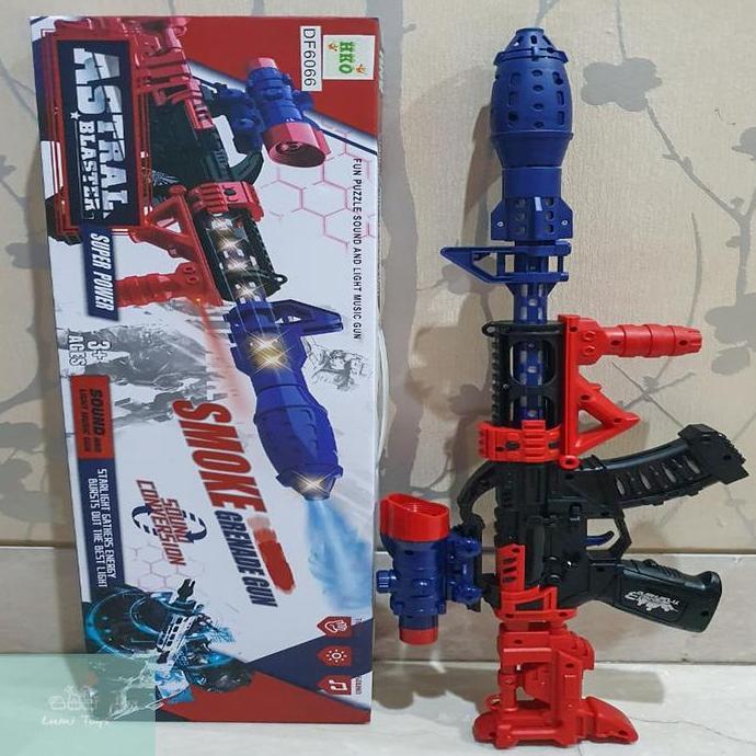 Mainan Anak Astral Blaster Gun Laser Light & Sound DF6066