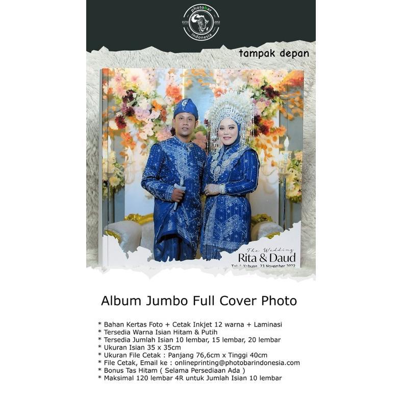 [GRY] Album Foto Jumbo Magnetik Custom Cover 35cm