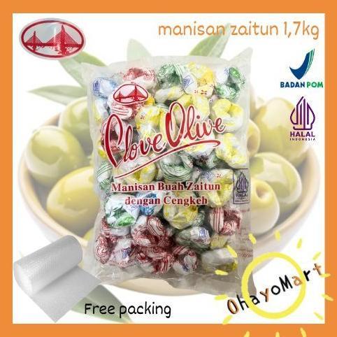 Clove olive Manisan buah Zaitun dengan cengkeh Hai Wan Qiao Manisan kana 17kg