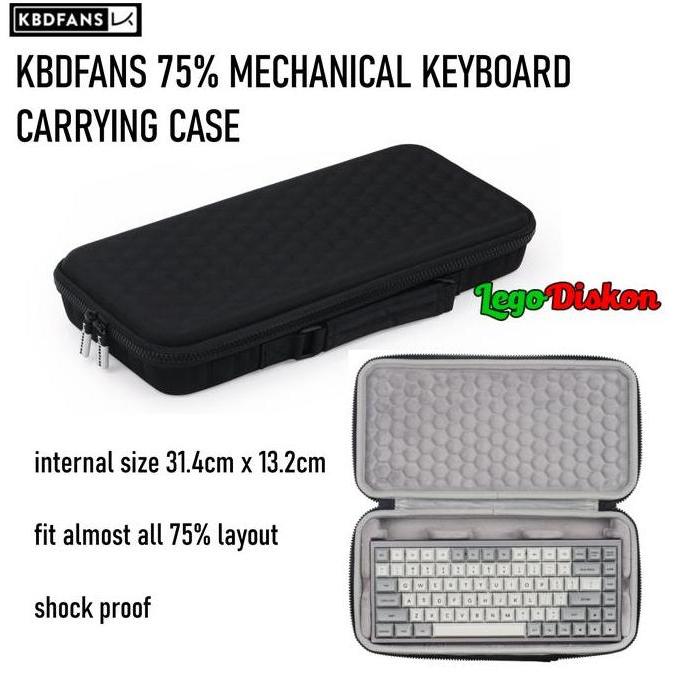 KBDFANS 75% MECHANICAL KEYBOARD CARRYING CASE - TAS KEYBOARD EVA