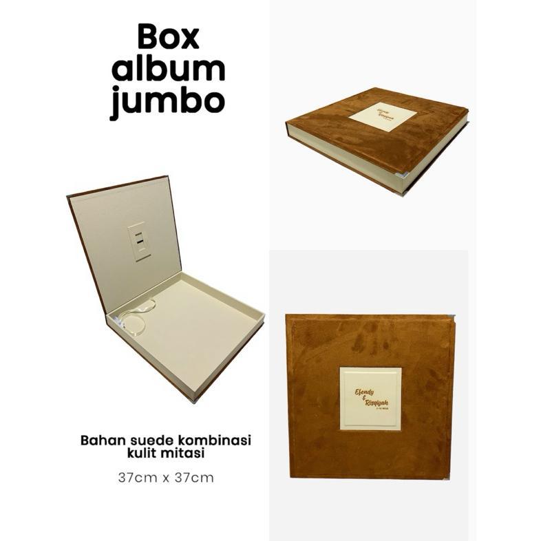 [GRY] BOX CUSTOM ALBUM MAGNETIC 37x37 TEBAL 7cm
