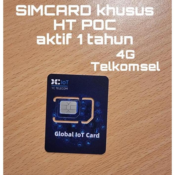 Murah Simcard Ht Poc Kartu Data Walkie Talkie Poc Permanen 1 Tahun