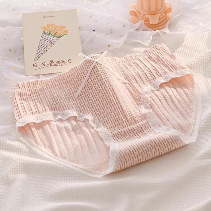 PAKET HEMAT CD1590 6-in-1 Bundle CD Fashion Imut Stroberi Cherry Merah Putih Pink Wanita Cewek Motif