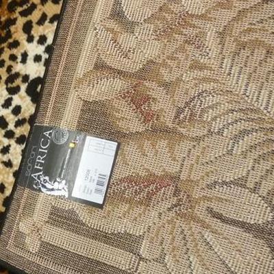 * KARPET MOTIF PANDA HARIMAU KULIT BINATANG ANIMAL PRINT 160X210 CM //