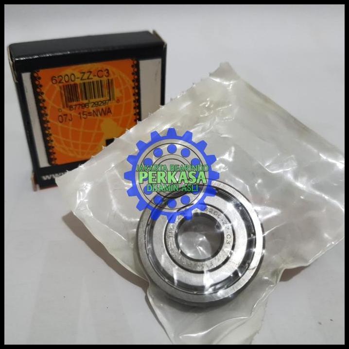 DISKON BEARING 6200 ZZ / 6200ZZ / 6200 2Z C3 TUTUP BESI TIMKEN ASLI 