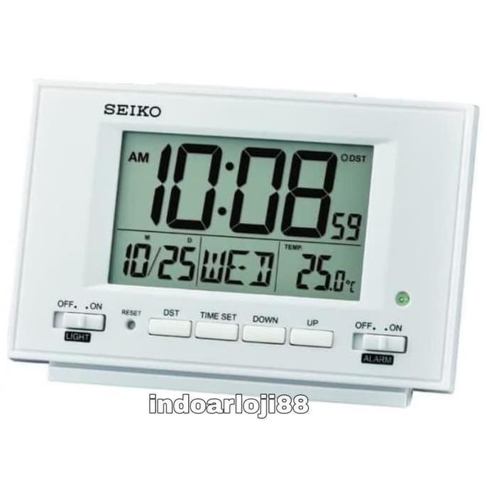 FYP JAM BEKER DIGITAL QHL075W SEIKO ALARM CLOCKS ORIGINAL //