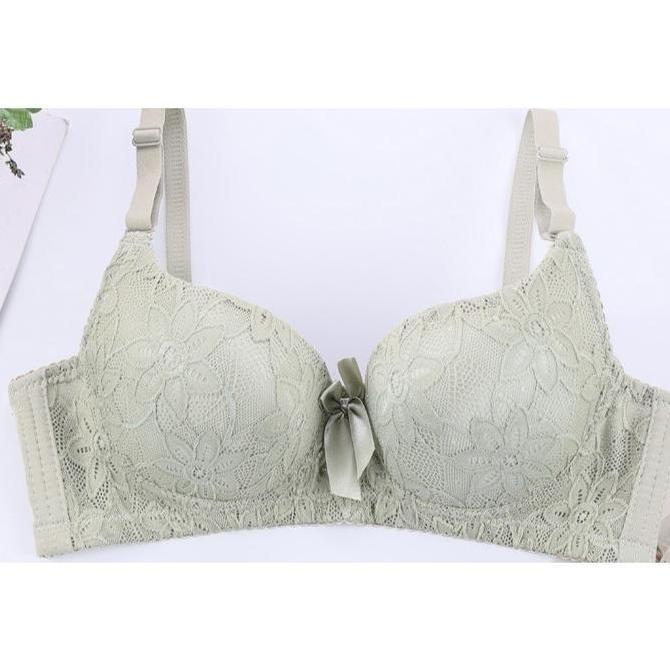 Setelan Wanita Premium Renda Bra Set Motif Renda Berkawat ( Bra + CD ) Wanita