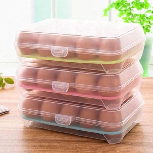 Orgnzr- Tempat Telur Ayam Plastik / Tempat Telur Plastik Mika