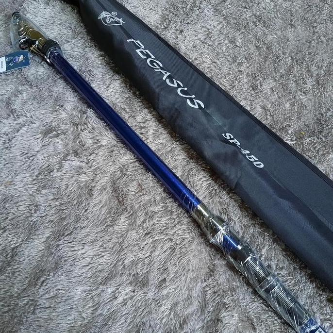 Joran pancing carbon kaku Orca Pegasus 390 cm. 420 cm. 450 cm