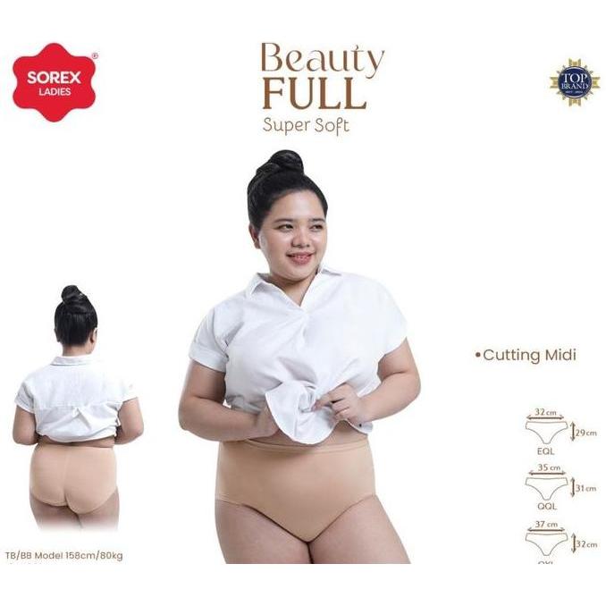 Celana Dalam Wanita JUMBO BIG Size Maxi Panty CD Wanita Super Soft Extra Besar Sorex 1248 EQL QQL QX