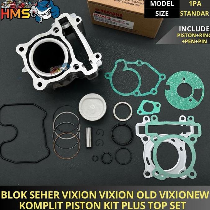 Blok Seher Komplit Vixion Vixion New Vixion Old 1PA Plus Piston Kit Ring Seher Sepaket