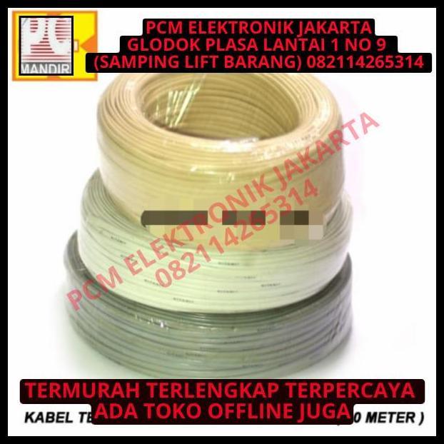 TERBARU KABEL CABLE TELEPON TELPON TELEPHONE KITANI 1ROLL 1 ROLL 90M 4PIN 